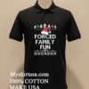 Forced Family Fun Sarcastic Funny Christmas Shirt Balck Shirt 2