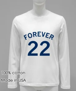 Forever 22 Curved Fever Shirt