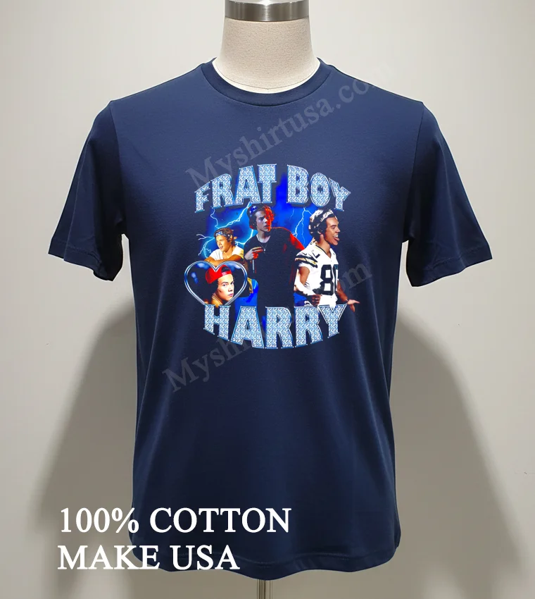 Frat Boy Harry new t-shirt - navy-shirt Frat Boy Harry Shirt Navy Shirt 2