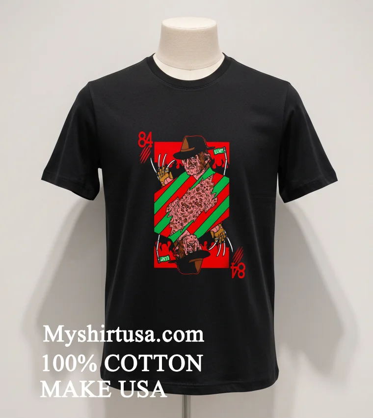 Freddy 84 Horror Halloween new t-shirt - balck-shirt Freddy 84 Horror Halloween Shirt Balck Shirt 1