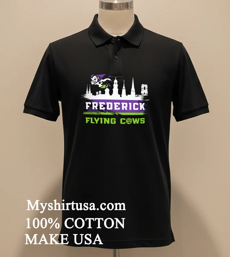 Frederick Flying Cows Shirt - balck-shirt Frederick Flying Cows Shirt Balck Shirt 2