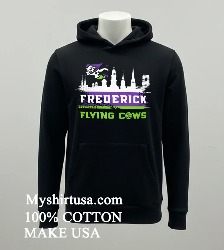 Frederick Flying Cows Shirt - balck-shirt Frederick Flying Cows Shirt Balck Shirt