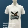 Freedom Eagle And Bear Shirt White T Shirt
