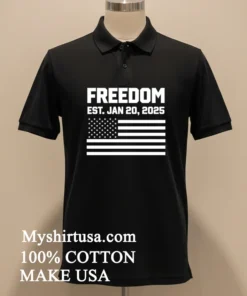 Freedom Est Jan 20 2025 America Flag Shirt