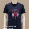 From Ashes To New Sword Through Heart Skull And Roses Shirt Navy Shirt