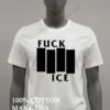 Fuck Ice Meep Black Flag Bars Parody Punk Music Graphic Shirt White T Shirt 2