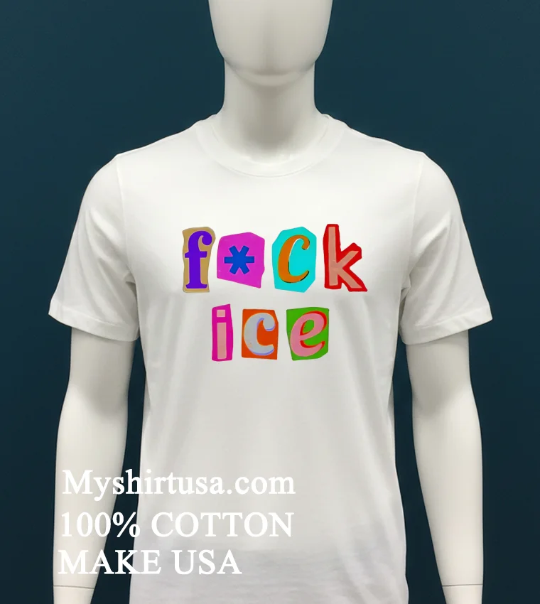 Fuck Ice Shirt White T Shirt 1