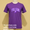 Fullsend Design Purple Letter Shirt Purple Shirt