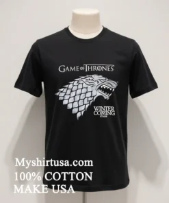 Game Of Thrones Winter Is Coming Stark Wolf Head Logo new t-shirt