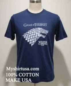 Game Of Thrones Winter Is Coming Stark Wolf Head Logo new t-shirt