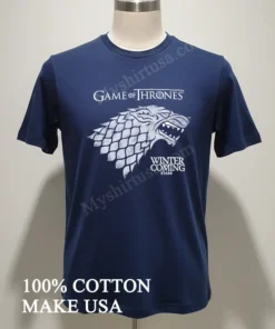 Game Of Thrones Winter Is Coming Stark Wolf Head Logo new t-shirt