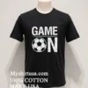 Game On Soccer Retro Shirt Balck Shirt
