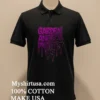 Garden Angels Protect Us Purple Graffiti Style Drip Shirt Balck Shirt 1