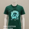 Garou Cosmic Fear Mode One Punch Man Monster Form Blue Aura Shirt Green Shirt