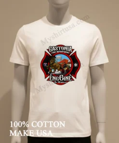 Gastonia Fire Department Engine 6 The Workhorse Horse Carriage Shirt
