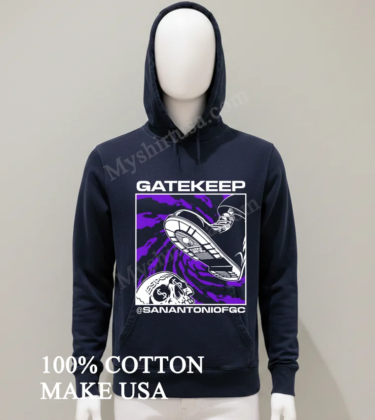 Gatekeep San Antonio Fgc Boot Crushing Skull funny america t-shirts - balck-shirt Gatekeep San Antonio Fgc Boot Crushing Skull Shirt Balck Shirt