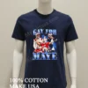 Gay For Drake Maye New England Patriots Football Fan Graphic Shirt Navy Shirt 1