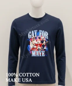 Gay For Maye Drake Maye New England Football funny america t-shirts