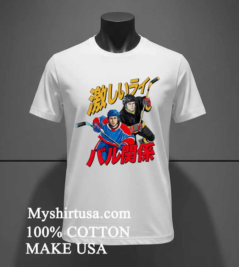 Gay Hockey Manga Classic Shirt White T Shirt 2