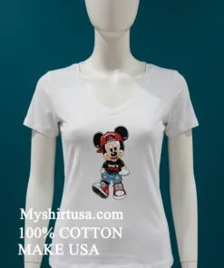 Geoffrey Mosiria Disney Mickey Mouse Funny Shirt White T Shirt