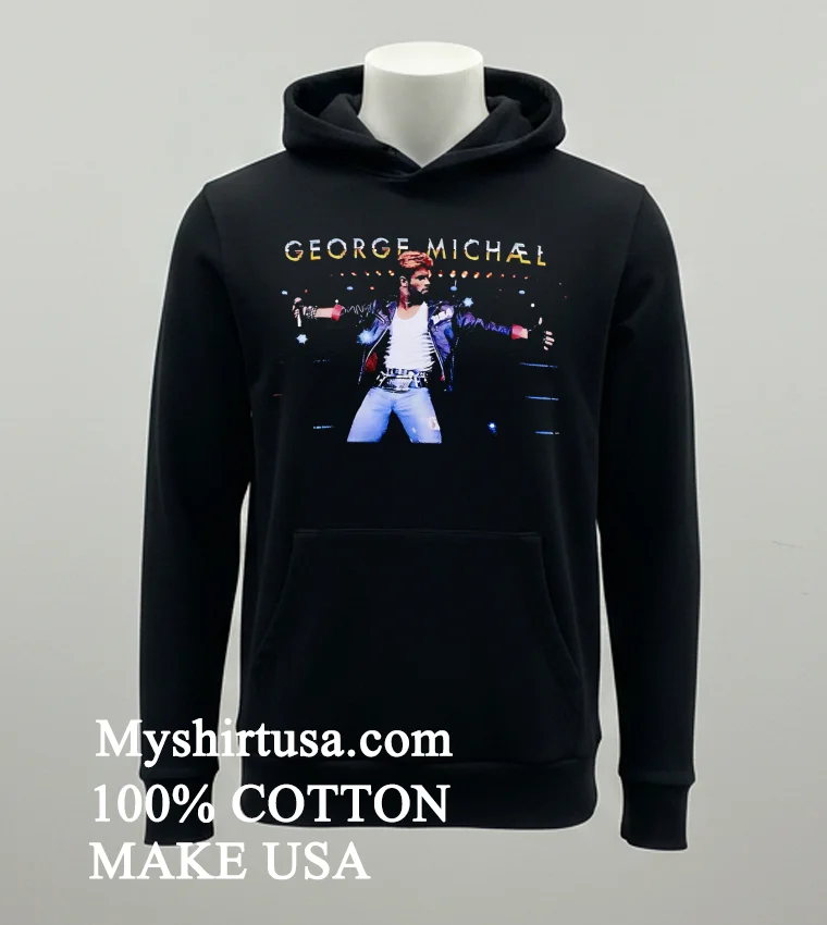 George Michael Stage Performance Night Shirt Balck Shirt