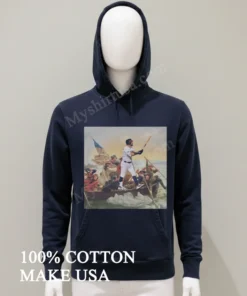 George Washington Crossing Delaware Baseball Player Hitting funny america t-shirts