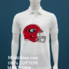 Georgia Bulldogs American Football Helmet Shirt White T Shirt