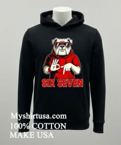 Georgia Bulldogs Football Six Seven Mascot Shirt