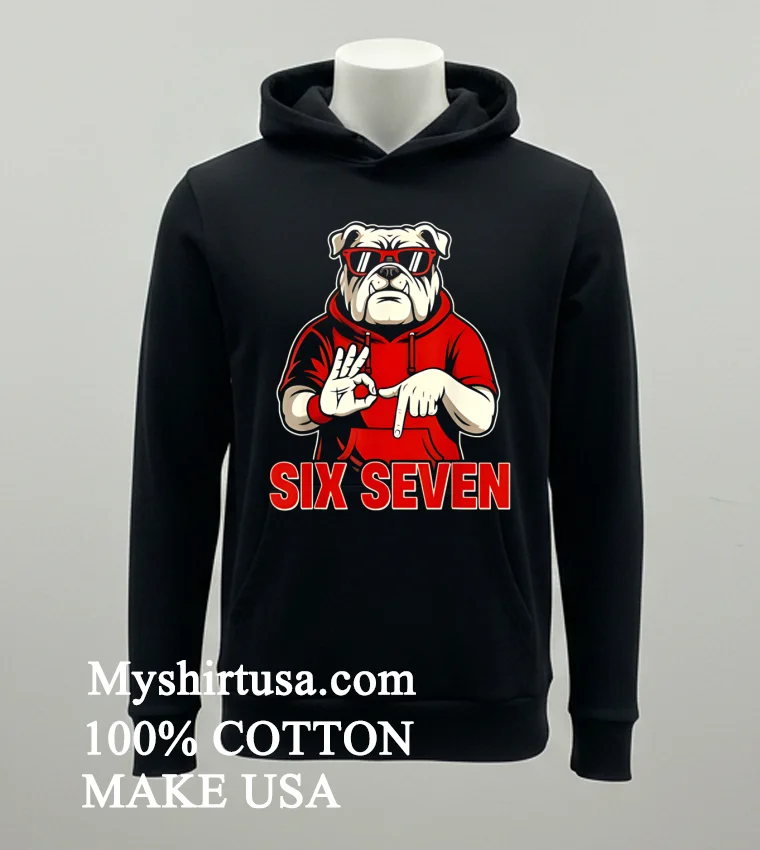 Georgia Bulldogs Football Six Seven Mascot Shirt - balck-shirt Georgia Bulldogs Football Six Seven Mascot Shirt Balck Shirt