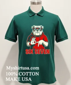 Georgia Bulldogs Football Six Seven Mascot Shirt
