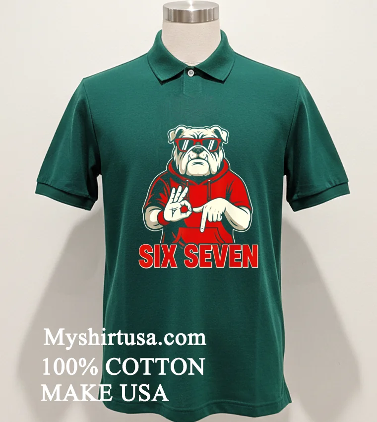Georgia Bulldogs Football Six Seven Mascot Shirt Green Shirt
