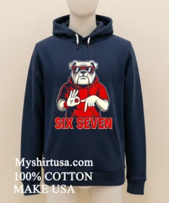 Georgia Bulldogs Football Six Seven Mascot Shirt
