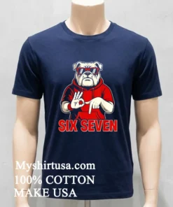 Georgia Bulldogs Football Six Seven Mascot Shirt
