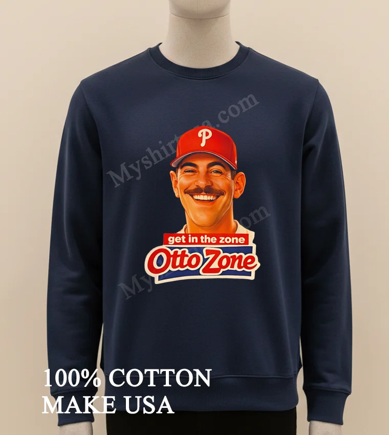 Get In The Zone Otto Zone Baseball Man funny america t-shirts - long sleve shirt Get In The Zone Otto Zone Baseball Man Shirt Long Sleve Shirt