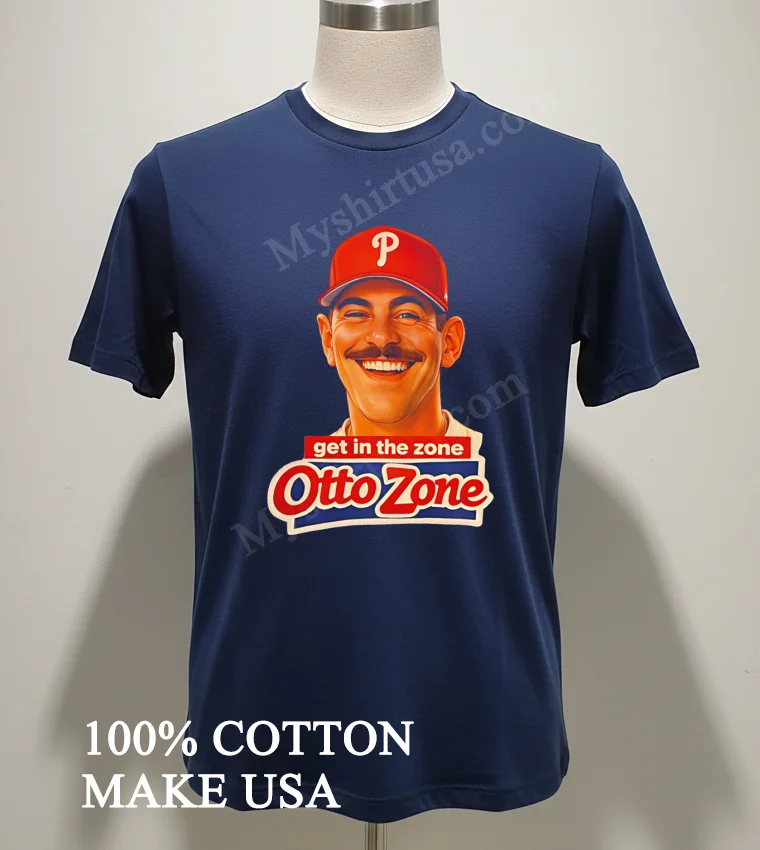 Get In The Zone Otto Zone Baseball Man Shirt Navy Shirt 2