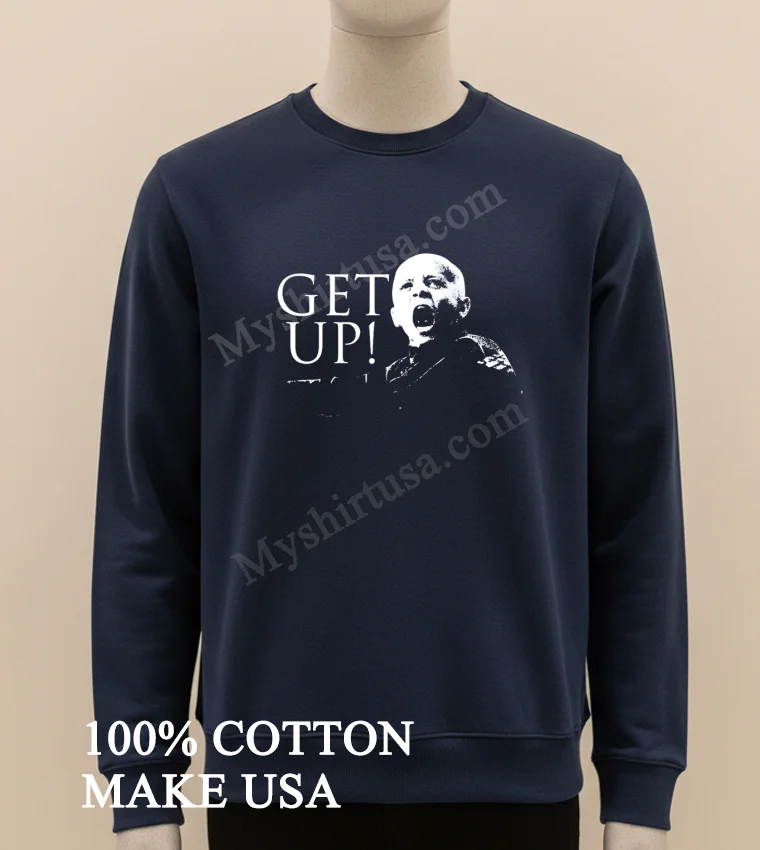 Get Up Screaming Soldier Black And White Vintage Graphic funny america t-shirts - long sleve shirt Get Up Screaming Soldier Black And White Vintage Graphic Shirt Long Sleve Shirt