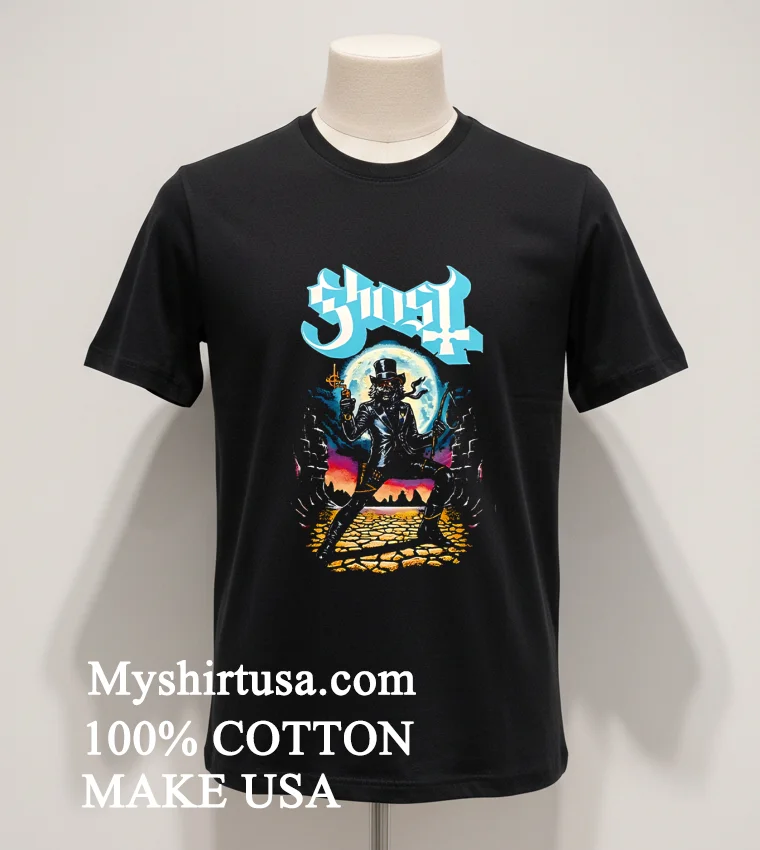 Ghost Band The Skeletour 2026 Usa Journey Shirt - balck-shirt Ghost Band The Skeletour 2026 Usa Journey Shirt Balck Shirt 1