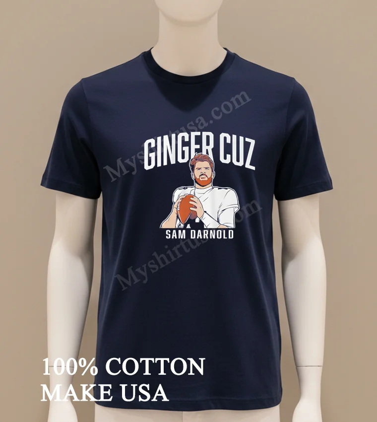 Ginger Cuz Sam Darnold Minnesota Vikings Shirt - navy-shirt Ginger Cuz Sam Darnold Minnesota Vikings Shirt Navy Shirt