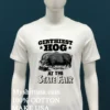 Girthiest Hog At The State Fair Retro Shirt White T Shirt 2