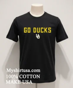 Go Ducks Uo Yellow And White Logo funny america t-shirts