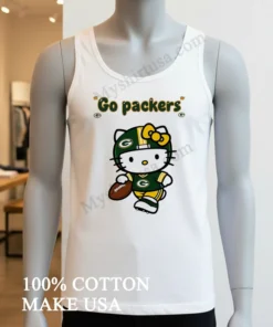 Go Packers Green G Logo Green Helmet Jersey Hello Kitty Shirt