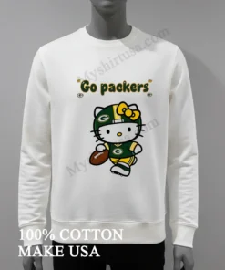 Go Packers Green G Logo Green Helmet Jersey Hello Kitty Shirt