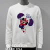 Go Pats Minnie Mouse Cheerleader New England Patriots Shirt White T Shirt 3