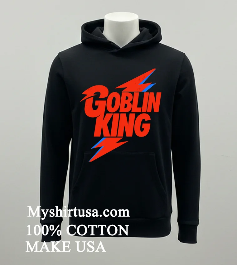 Goblin King Thunder Logo new t-shirt - balck-shirt Goblin King Thunder Logo Shirt Balck Shirt