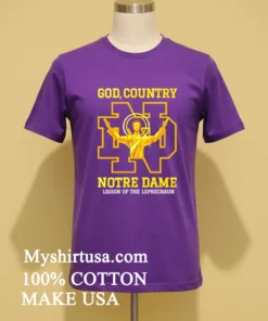 God Country Notre Dame Legion Of The Leprechaun Shirt