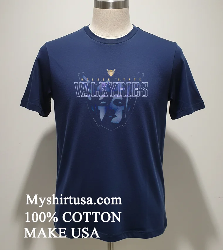 Golden State Valkyries Basketball Gift For Sports Fans Logo new t-shirt - navy-shirt Golden State Valkyries Basketball Gift For Sports Fans Logo Hirt Navy Shirt 1