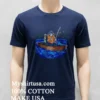Gone Fishin Skeleton Shirt Navy Shirt
