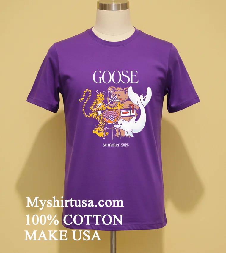 Goose Emg Summer 2025 Shirt Purple Shirt