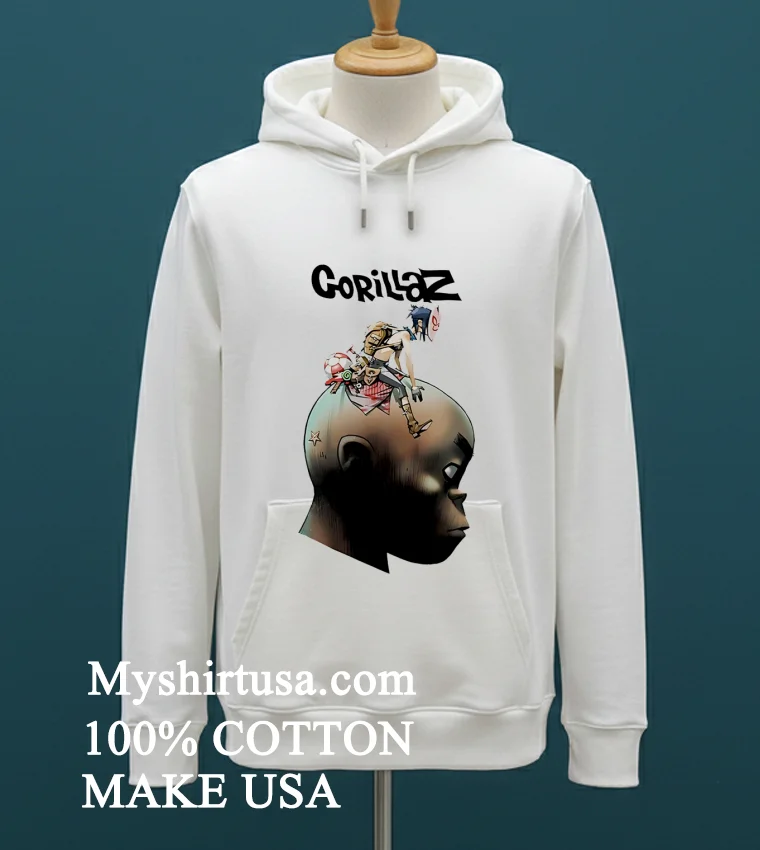 Gorillaz Plastic Beach Shirt White T Shirt