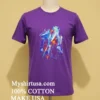 Gradius Origins Key Art Shirt Purple Shirt